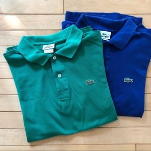 Two Lacoste Polos